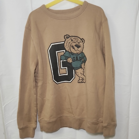 GAP Other - GAP Brown Crewneck Sweater with Bear Design